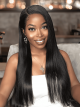 OPHELIA 10A Silky Straight Virgin Human Hair 3 Bundles With Free Part 4X4 Lace Closure
